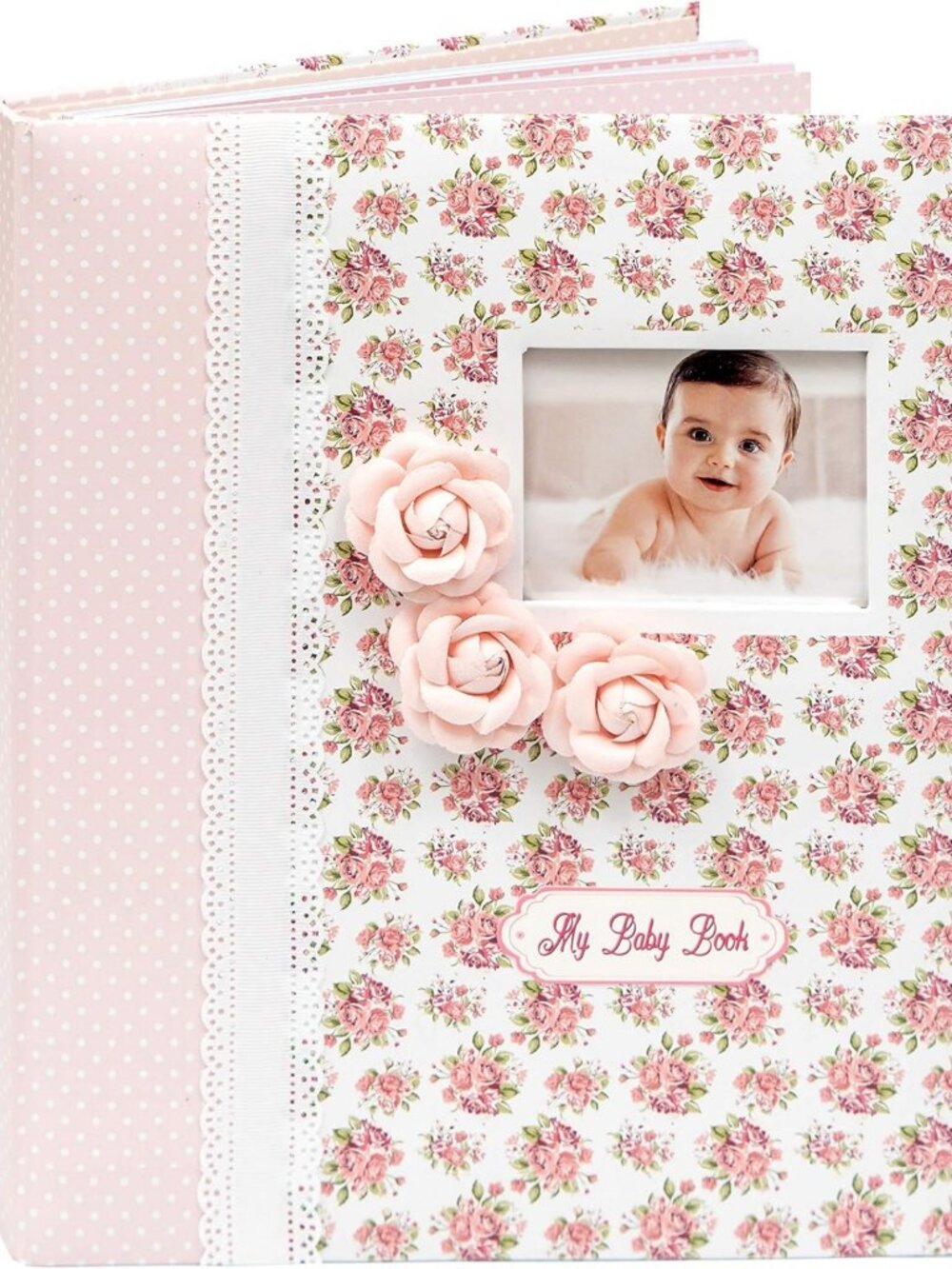 Baby Memory Book Keepsake for Girls - Journal from Pregnancy to 5 Years